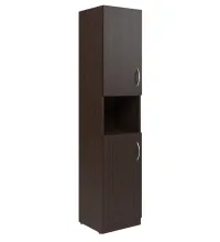 Шкаф колонка с 2-мя глухими малыми дверьми SR-5U.4(R) Легно темный 386х375х1815