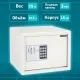 Сейф мебельный DASWERK (ДАСВЕРК) SC-250EL (250х350х250 мм), электронный замок, бежевый, 291345. Фото товара с разных ракурсов.