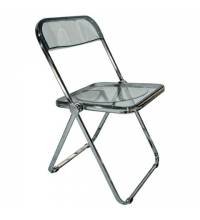 Стул складной прозрачный  "Style CF-015", хромированный каркас, пластик, 533250