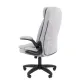 Кресло CHAIRMAN ДОМ 533 Россия ткань СЕ светло-серый. Фото товара с разных ракурсов.